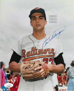 AUTOGRAPHED MARK BELANGER 8X10 Baltimore Orioles Photo JSA