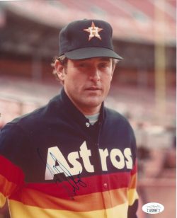 Autographed NOLAN RYAN 8X10 Houston Astros Photo JSA