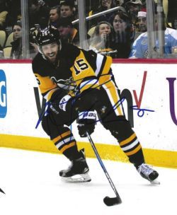 Autographed RILEY SHEAHAN 8X10 Pittsburgh Penguins Photo
