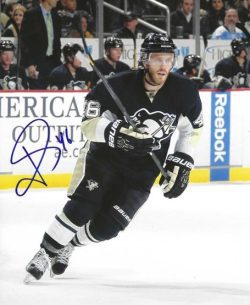 Autographed JOE VITALE 8x10 Pittsburgh Penguins Photo