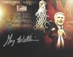 Autographed GARY WILLIAMS 8X10 University of Maryland photo