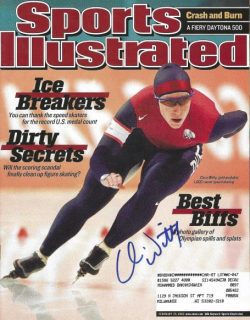 Autographed Chris Witty Sports Illustrated Magazine 2/25/2002