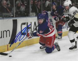 Autographed WOJTEK WOLSKI 8x10 New York Rangers Photo