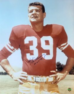 AUTOGRAPHED HUGH MCELHENNY 16X20 San Francisco 49ers Photo