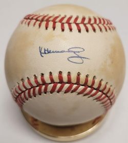 Autographed XAVIER HERNANDEZ Official American League Baseball