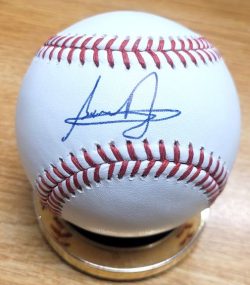 Autographed SERANTHONY DOMINGUEZ Official Major League Baseball