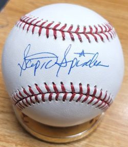 Autographed SCIPIO SPINKS Official Major League Baseball