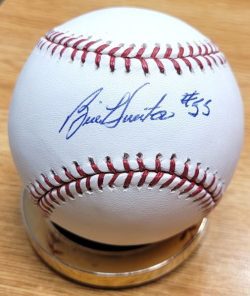 Autographed BILLY HUNTER Official Major League Baseball