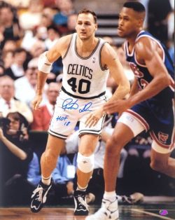 Autographed DINO RADJA "HOF 18" 16X20 Boston Celtics photo