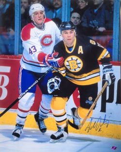 Autographed ADAM OATES 16X20 Boston Bruins Photo