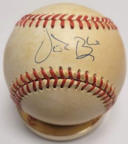 Autographed VIDA BLUE Official American League Baseball