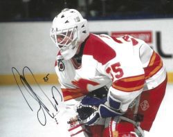 Autographed JEFF REESE 8X10 Calgary Flames Photo