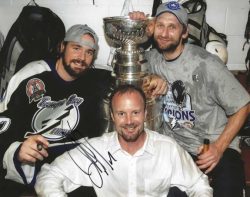 Autographed JEFF REESE 8X10 Tampa Bay Lightning Photo