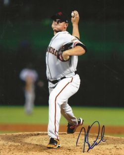 AUTOGRAPHED KYLE CRICK 8x10 San Francisco Giants photo