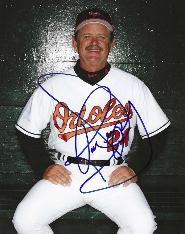 AUTOGRAPHED RICK DEMPSEY 8x10 Baltimore Orioles Photo