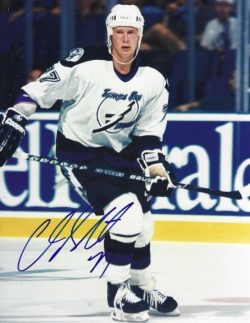 Autographed CHRIS GRATTON 8X10 Tampa Bay Lightning photo