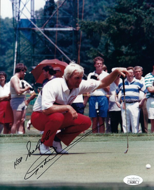 Autographed Greg Norman PGA Tour 8x10 Photo with JSA/COA