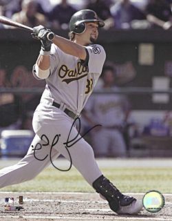 AUTOGRAPHED NICK SWISHER 8x10 Oakland A's Photo