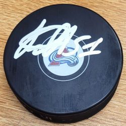 Autographed NIKOLAI KOVALENKO Colorado Avalanche Hockey Puck