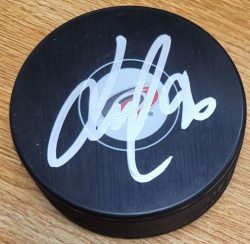 Autographed JACK ROSLOVIC Carolina Hurricanes Hockey Puck