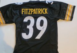 Autographed Minkah Fitzpatrick Pittsburgh Custom Jersey - with JSA Witness COA