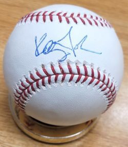 Autographed KELLY JOHNSON Official Major League Baseball