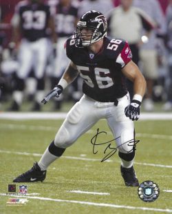 Autographed KEITH BROOKING 8X10 Atlanta Falcons photo