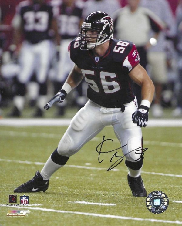 Autographed KEITH BROOKING 8X10 Atlanta Falcons photo