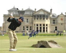 Autographed BRAD FAXON 8X10 PGA Tour Golf Photo