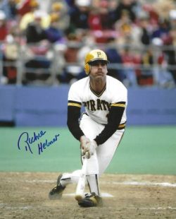 Autographed RICHIE HEBNER 8X10 Pittsburgh Pirates Photo