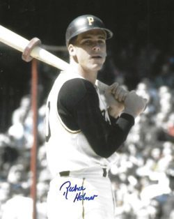 Autographed RICHIE HEBNER 8X10 Pittsburgh Pirates Photo