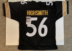Autographed Alex Highsmith Pittsburgh Custom Jersey - with  JSA COA