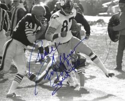 Autographed ROY JEFFERSON 8X10 Pittsburgh Steelers Photo