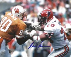 Autographed MIKE KENN 8X10 Atlanta Falcons photo