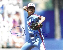AUTOGRAPHED DENNIS MARTINEZ 8X10 Montreal Expos photo