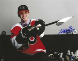 Autographed MAX WILLMAN 8X10 Philadelphia Flyers Photo