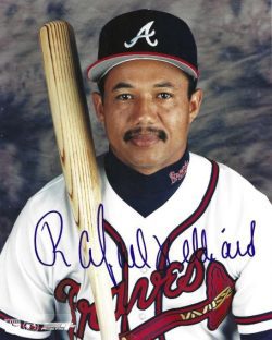 AUTOGRAPHED RAFAEL BELLIARD 8X10 Atlanta Braves photo