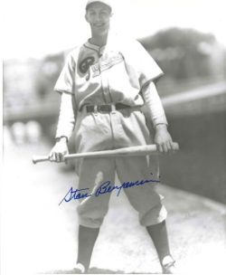 AUTOGRAPHED STAN BENJAMIN 8x10 Philadelphia Phillies Photo