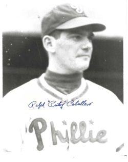 AUTOGRAPHED RALPH PUTSY CABALLERO 8x10 Philadelphia Phillies Photo