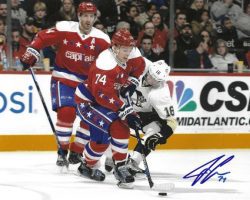 Autographed JOHN CARLSON 8x10 Washington Capitals photo