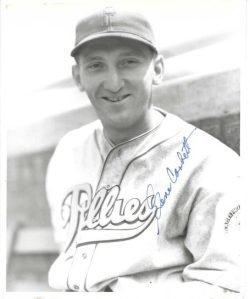 AUTOGRAPHED GENE CORBETT 8x10 Philadelphia Phillies Photo