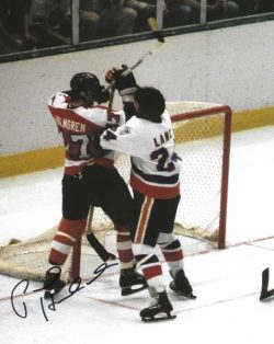 Autographed  PAUL HOLMGREN 8X10 Philadelphia Flyers Photo