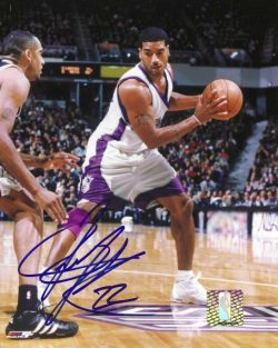 Autographed JIM JACKSON 8X10 Sacramento Kings Photo