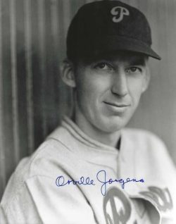 AUTOGRAPHED ORVILLE JORGENS 8x10 Philadelphia Phillies Photo