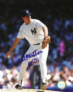 AUTOGRAPHED RICH MONTELEONE 8x10 New York Yankees Photo