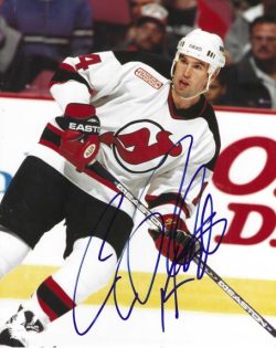 Autographed BRIAN ROLSTON 8X10 New Jersey Devils Photo