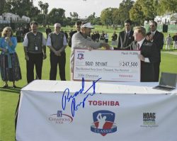 Autographed BRAD BRYANT 8X10 PGA Tour Golf Photo