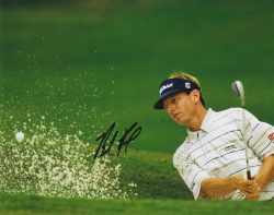 Autographed BRAD FAXON 8X10 PGA Tour Golf Photo