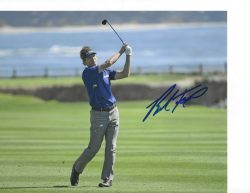 Autographed BRAD FAXON 8X10 PGA Tour Golf Photo