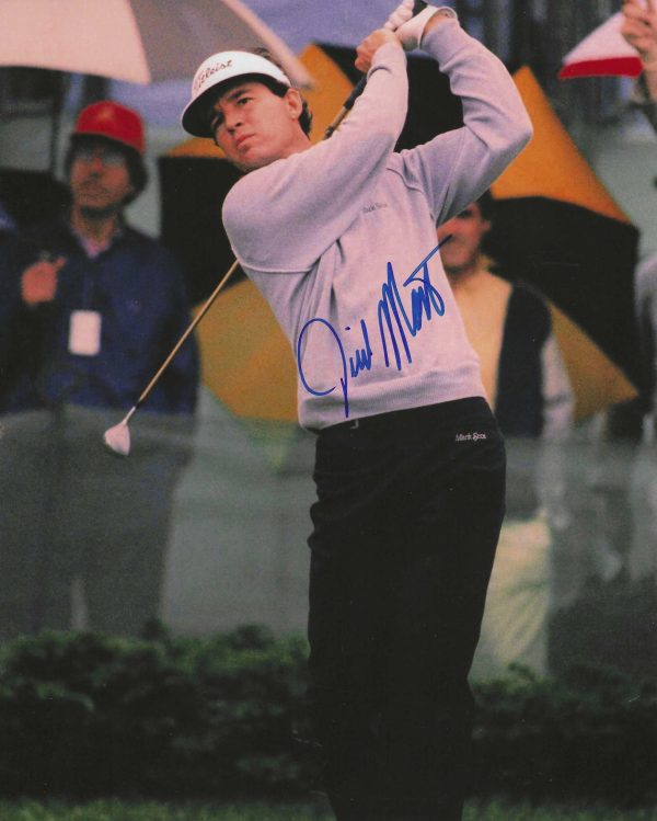 Autographed DICK MAST 8X10 PGA Tour Golf Photo